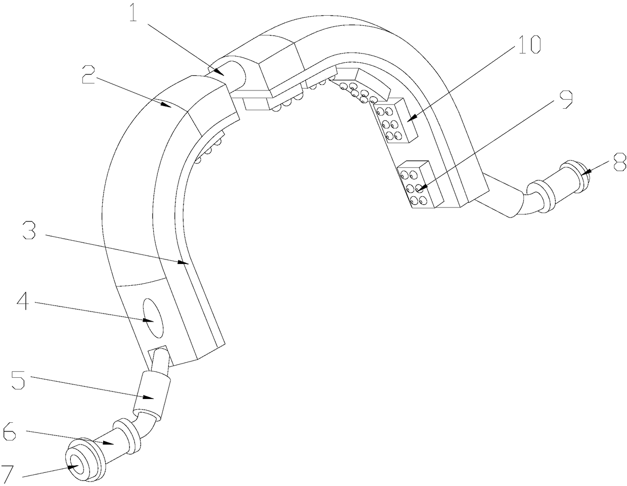 Intelligent manipulator device for full automatic hair washing machine