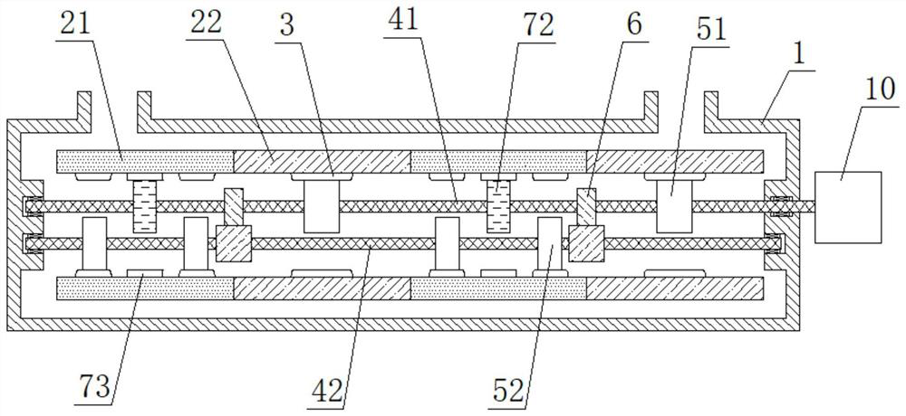 Double-shaft internally tangent type bidirectional transmission oil-gas multiphase pump