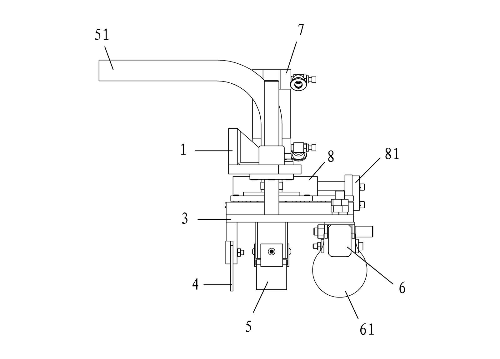 Modular surface cleaning device for permanent magnet ferrite-tile-shaped magnet mould