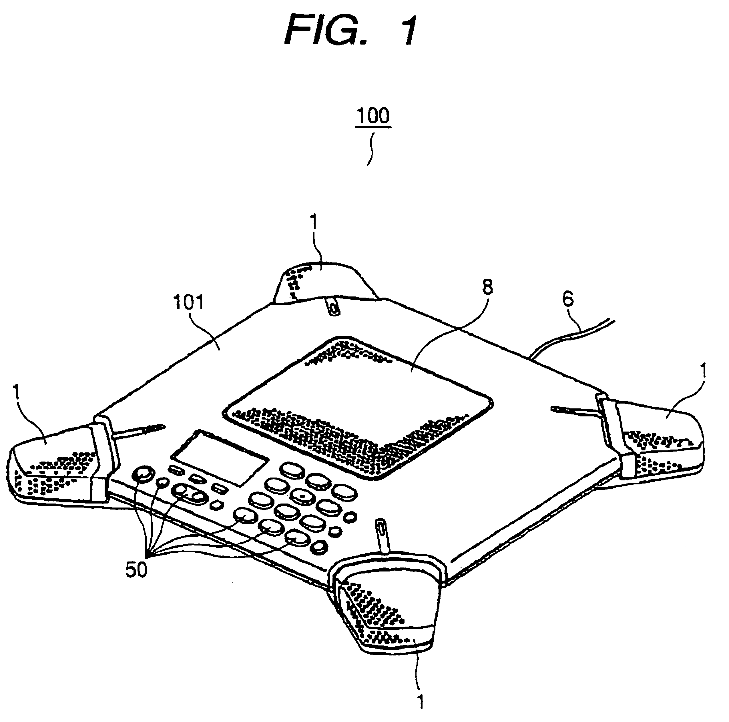 Echo canceling apparatus, telephone set using the same, and echo canceling method