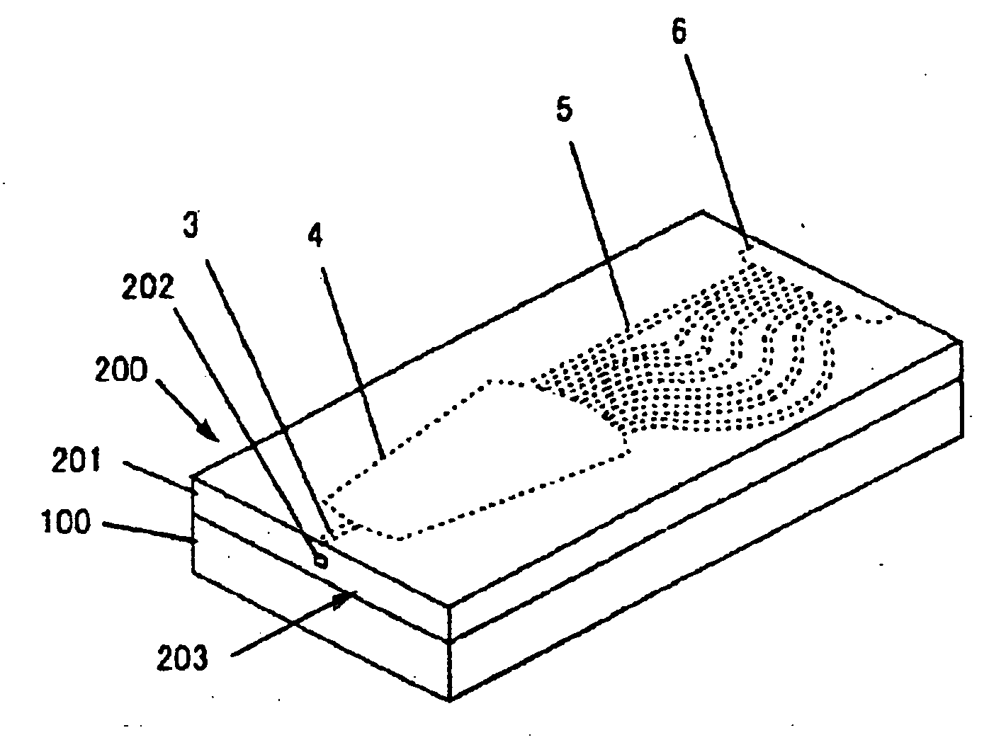 Optical device with slab waveguide and channel waveguides on substrate