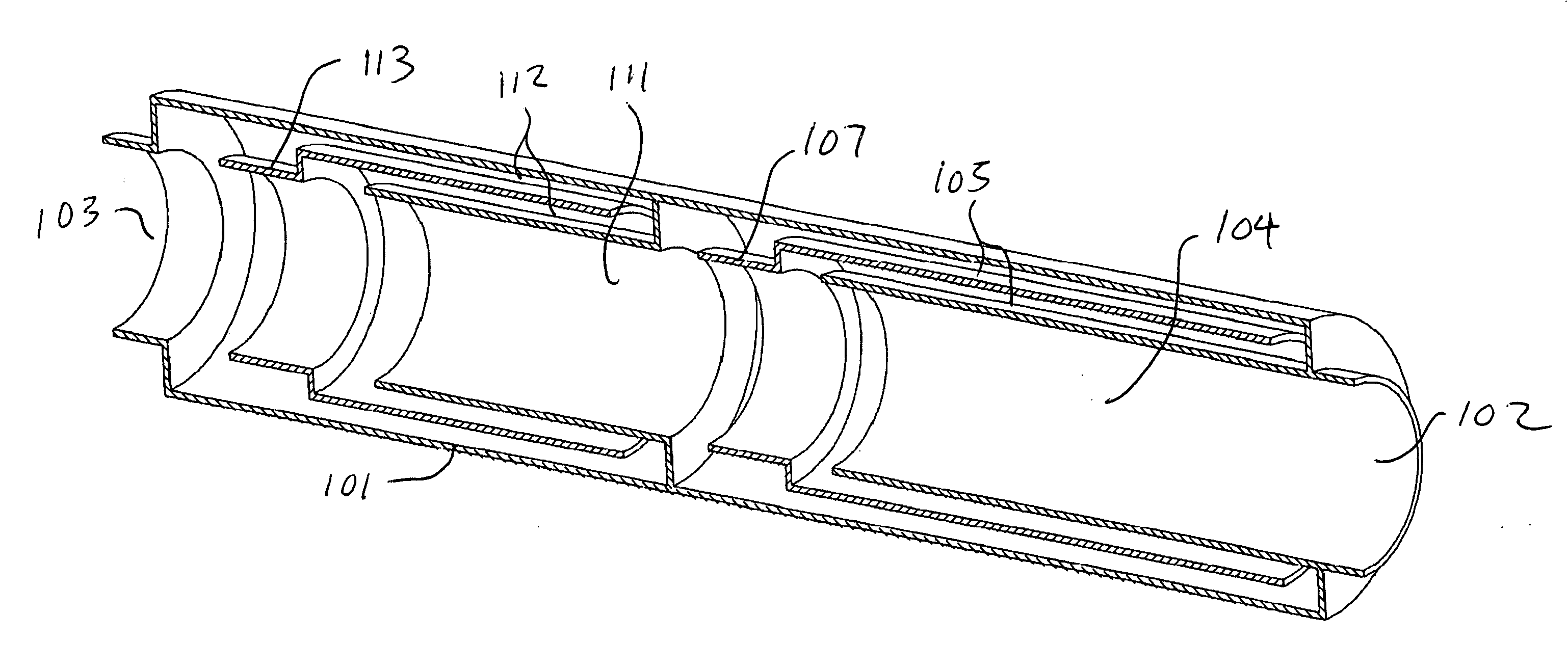 Flow-through sound-cancelling mufflers
