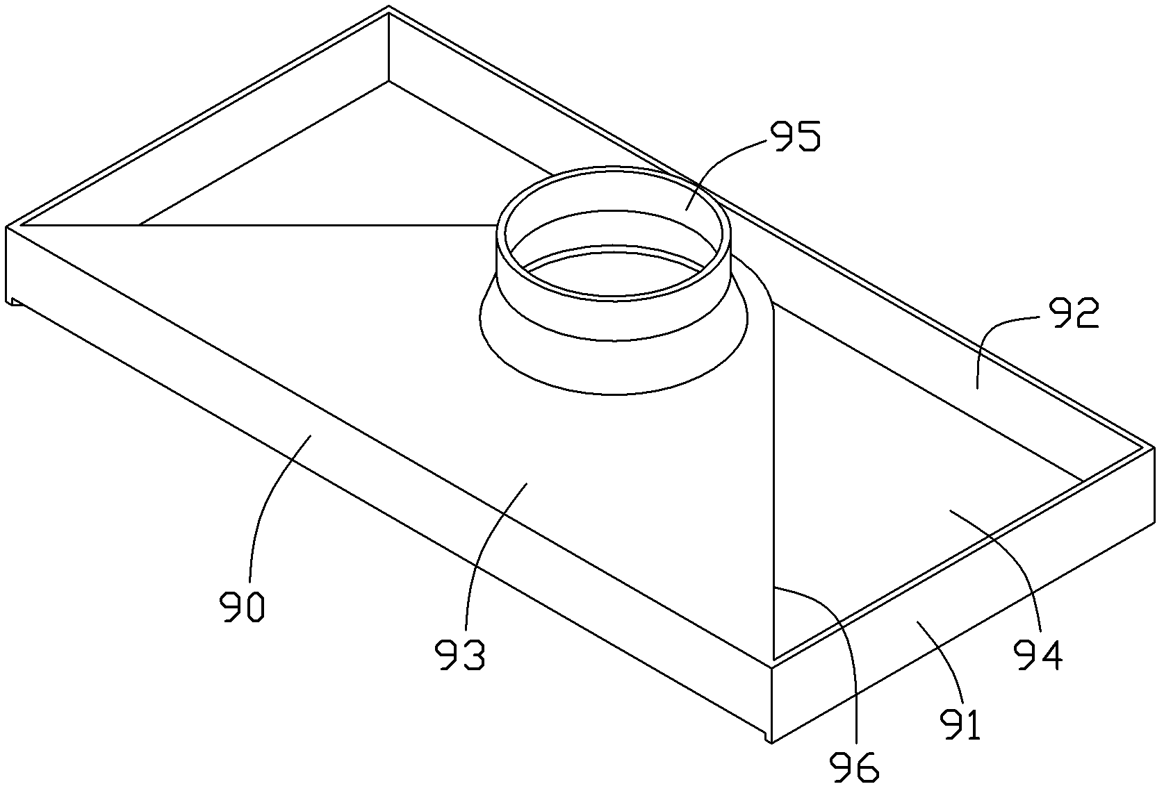 Nozzle structure and road cleaning vehicle with same
