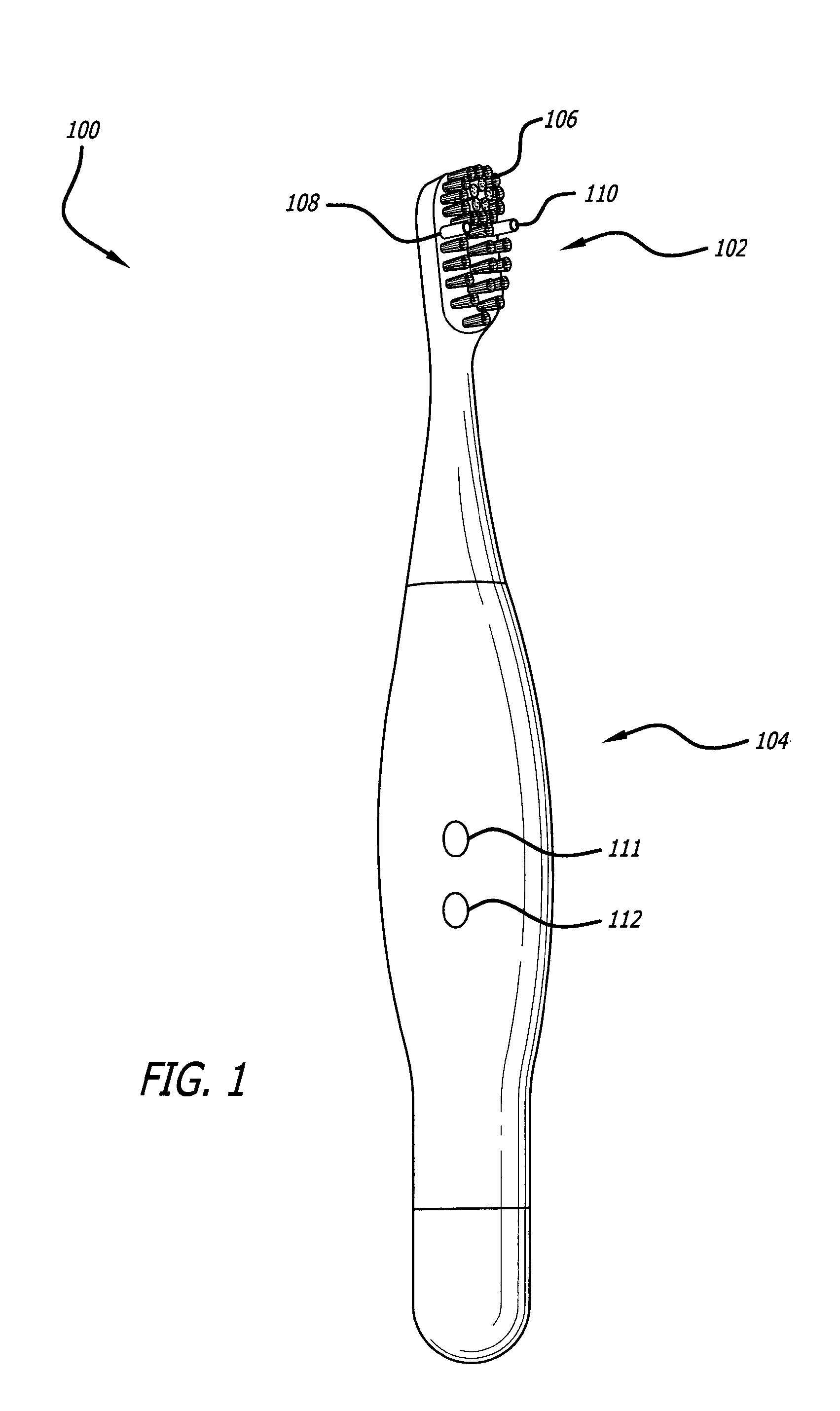 Portable Toothbrush For Delivering And Removing Fluid