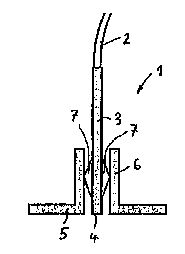 Laser needle for performing a combined laser needle/electric acupuncture