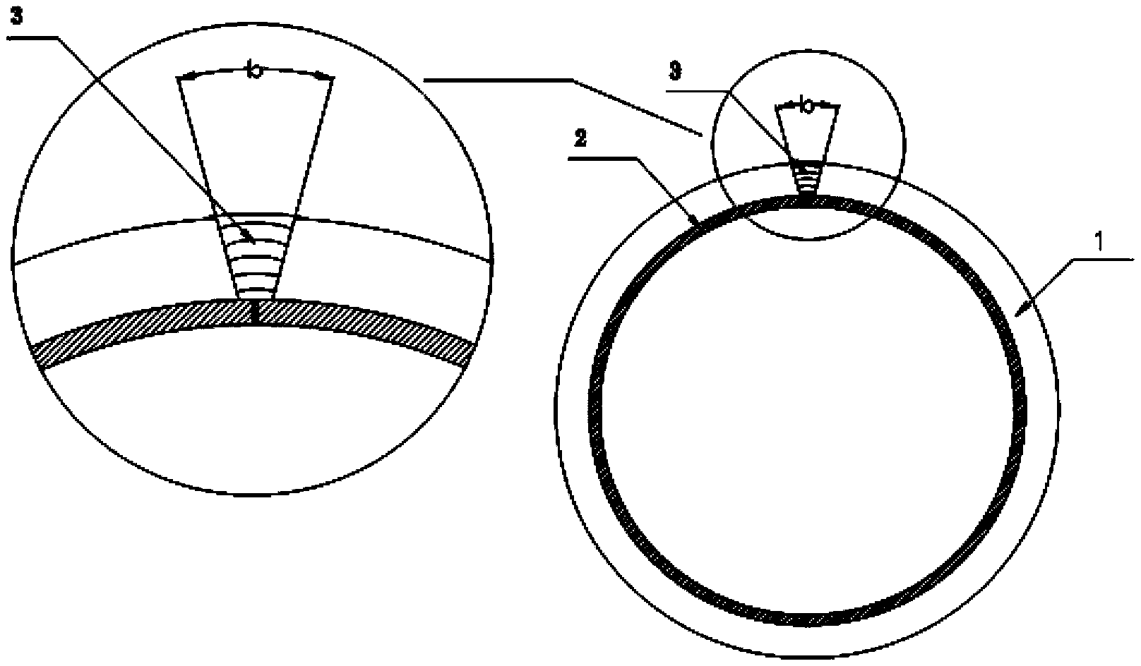 Manufacturing method of straight-seam bi-metal composite welded pipe used for delivering petroleum and natural gas