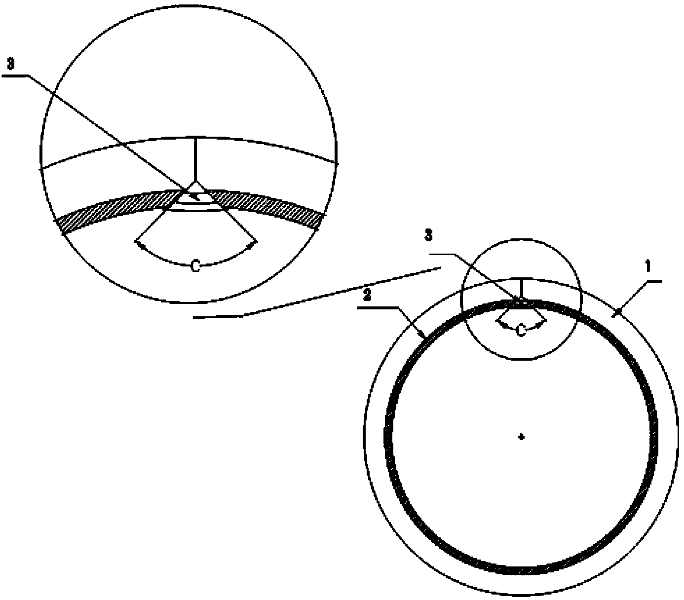 Manufacturing method of straight-seam bi-metal composite welded pipe used for delivering petroleum and natural gas