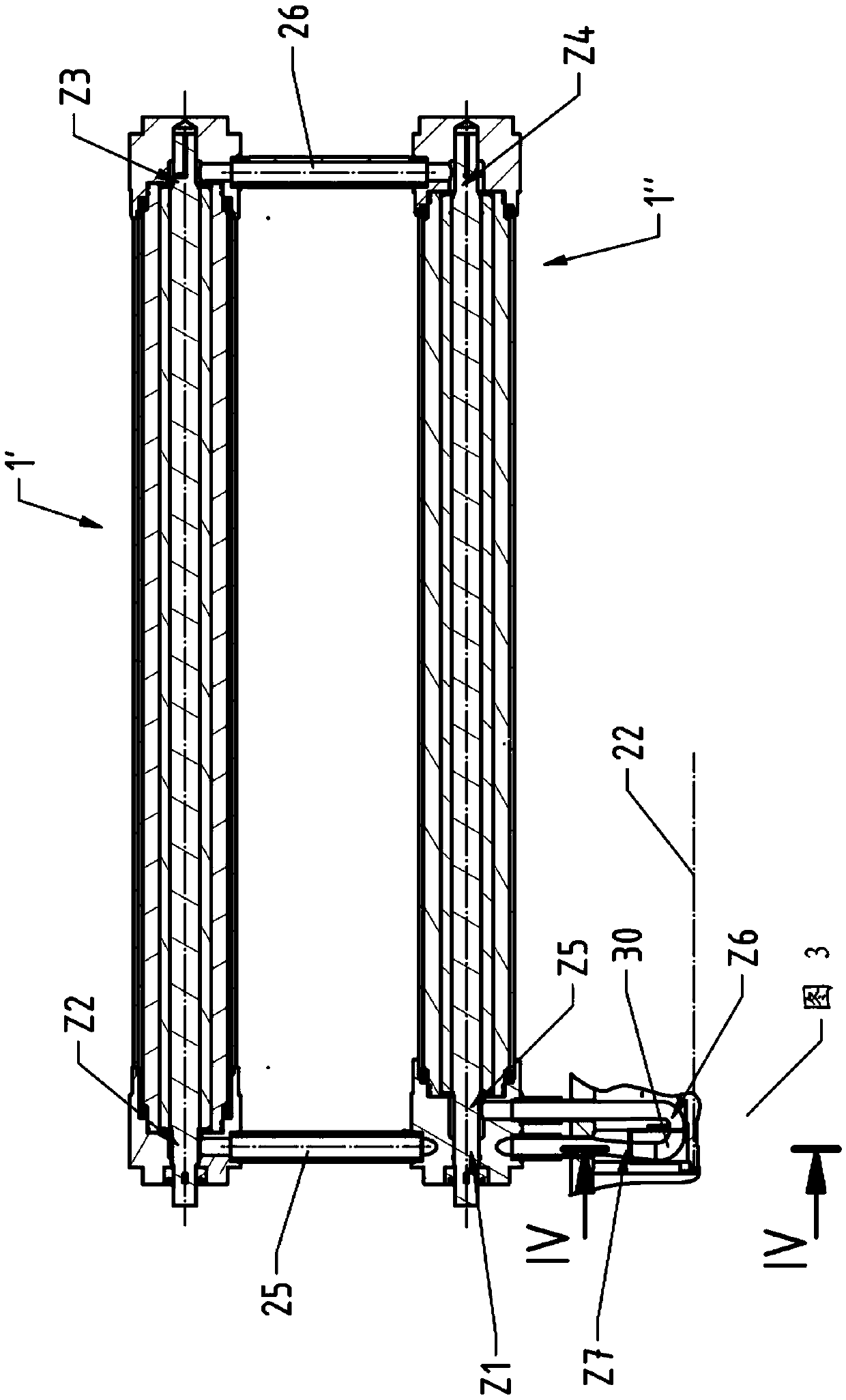 Device and method for converting heat energy