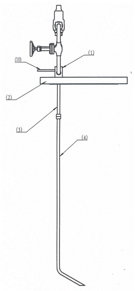 Gas-liquid safety device on pump tank