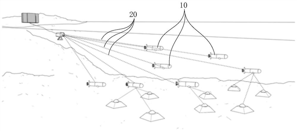 Underwater laser light source system and underwater wireless optical communication system