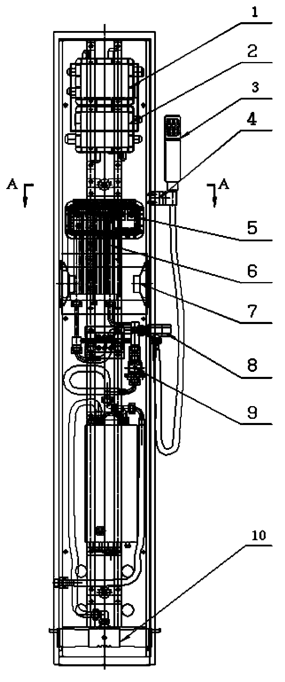 Multifunctional steam screen and control panel thereof