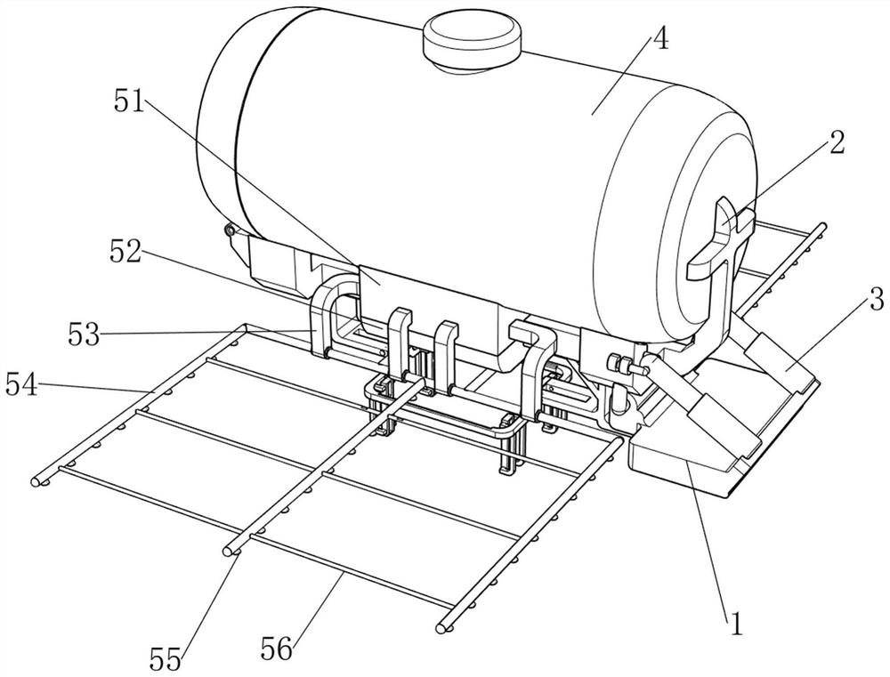 Nutrient solution spraying equipment for agriculture