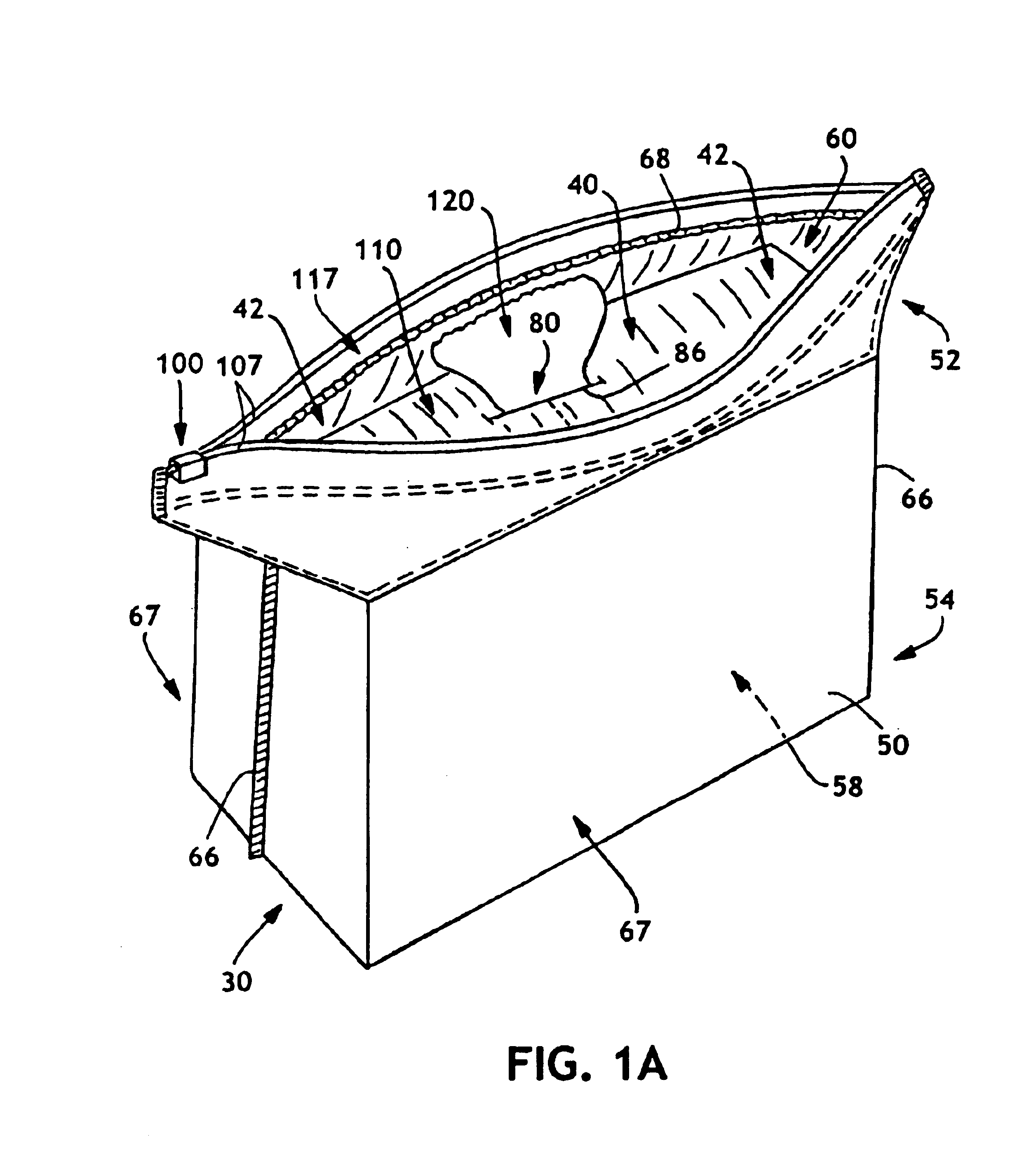Multiple layer baffle structure for dispenser for wipes