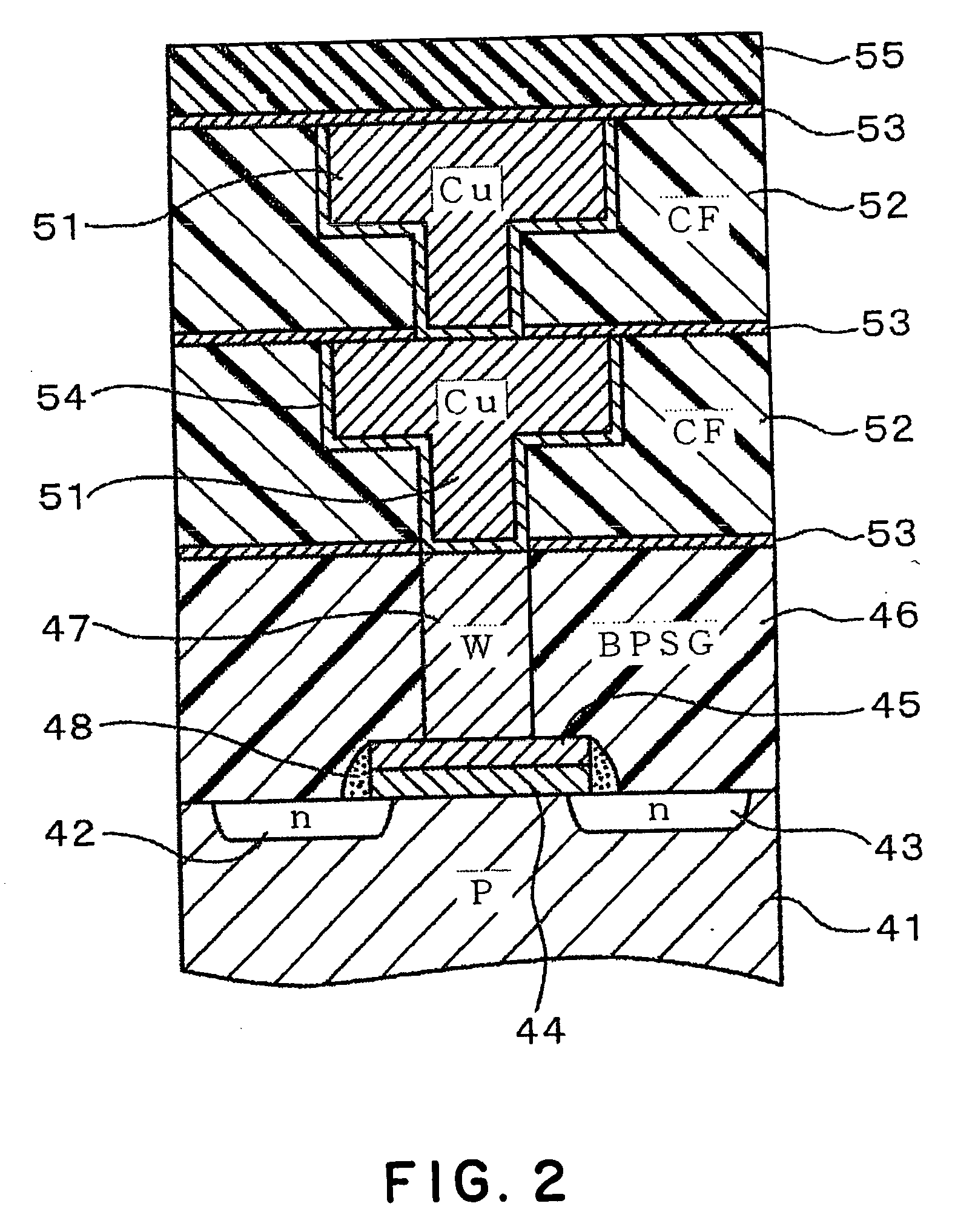 Semiconductor device, method for manufacturing semiconductor device and gas for plasma cvd