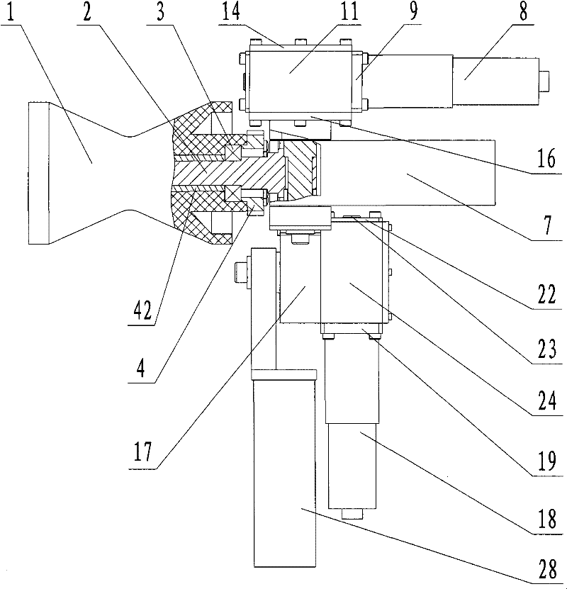 A walking obstacle crossing mechanism of an inspection robot