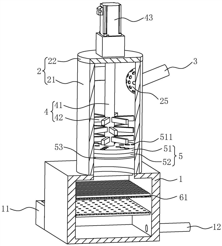 Efficient household garbage cleaning and reduction treatment equipment