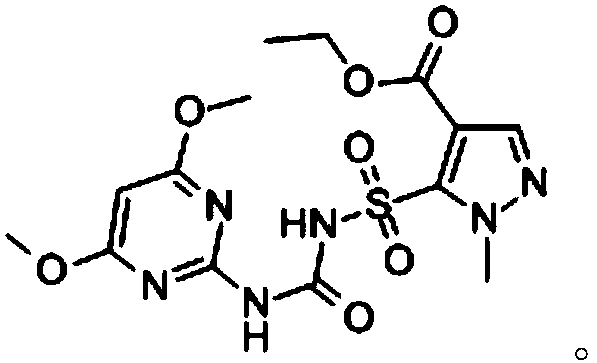 Effervescence preparation containing pyrazosulfuron-ethyl, pretilachlor and pentoxazone and preparation process of effervescence preparation