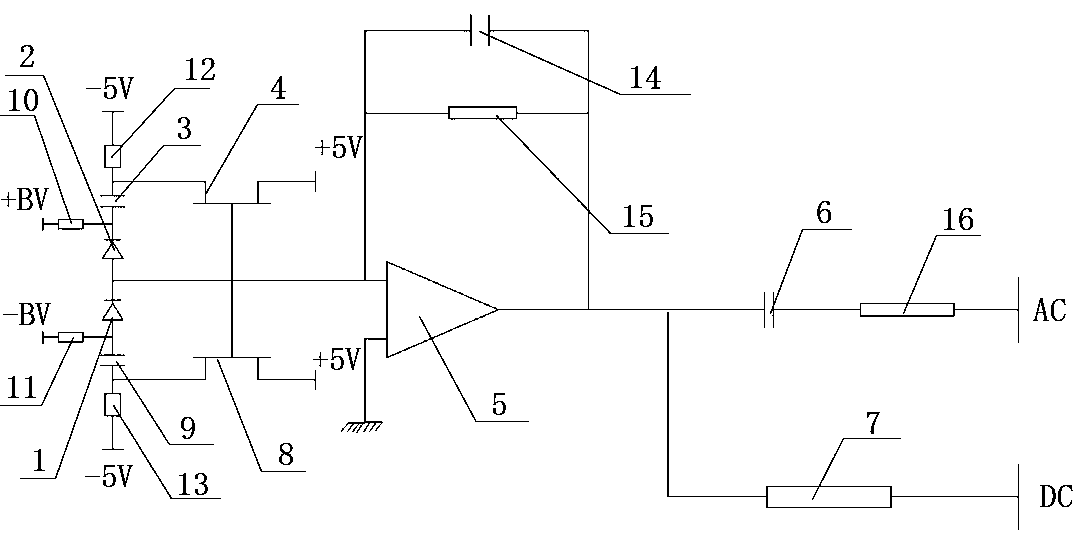 A low-frequency low-noise balanced zero-beat detector