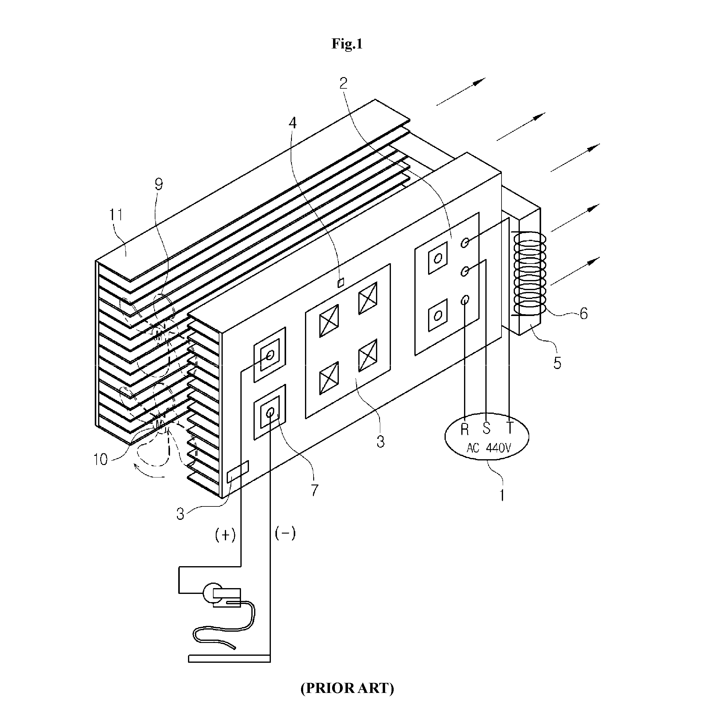 Water-cooled single welding machine module and water-cooled welding machine