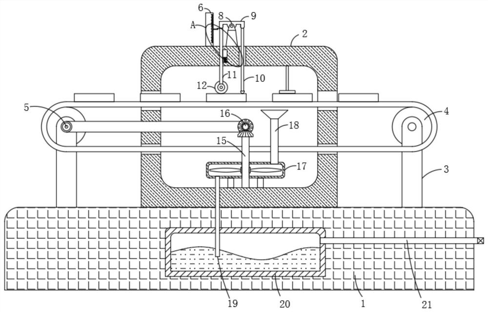 Sheet metal flatness detection device