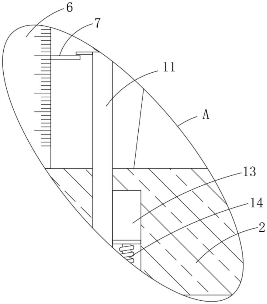 Sheet metal flatness detection device