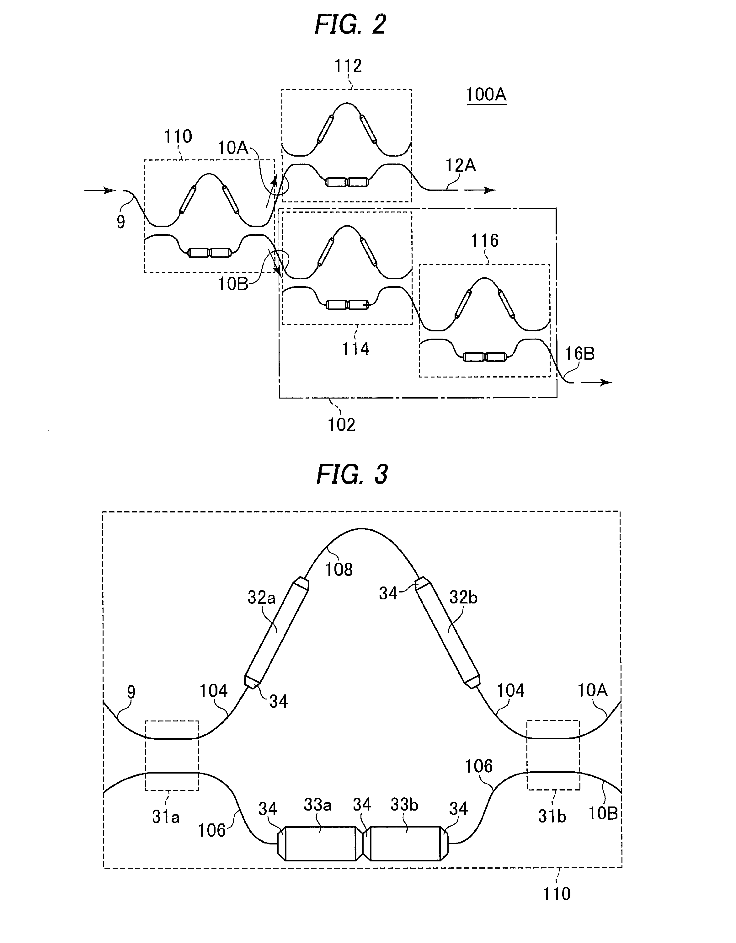 Optical wavelength demultiplexer having optical interference filters connected in cascade