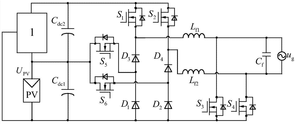 A two-stage non-isolated full-bridge grid-connected inverter