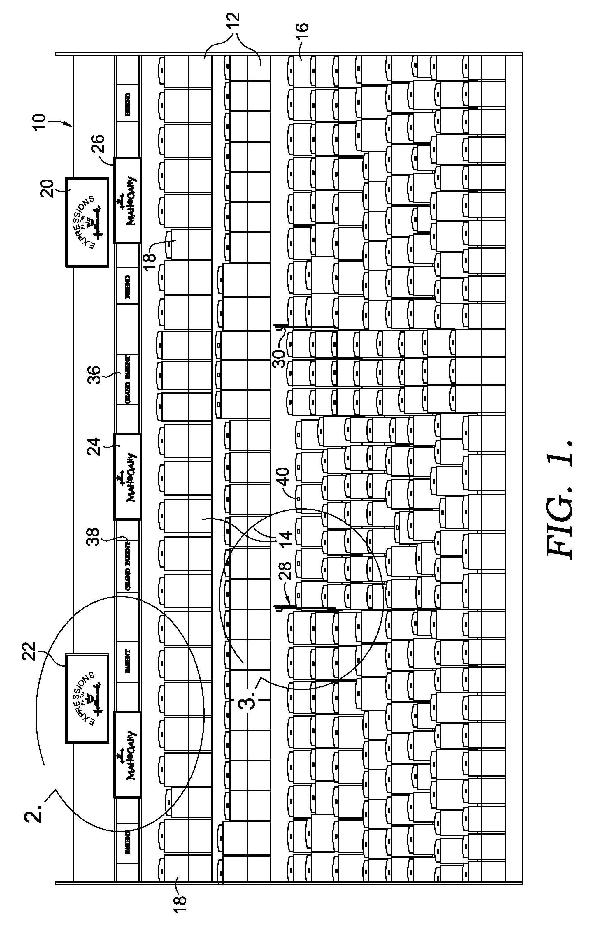 Method of and apparatus for displaying merchandise