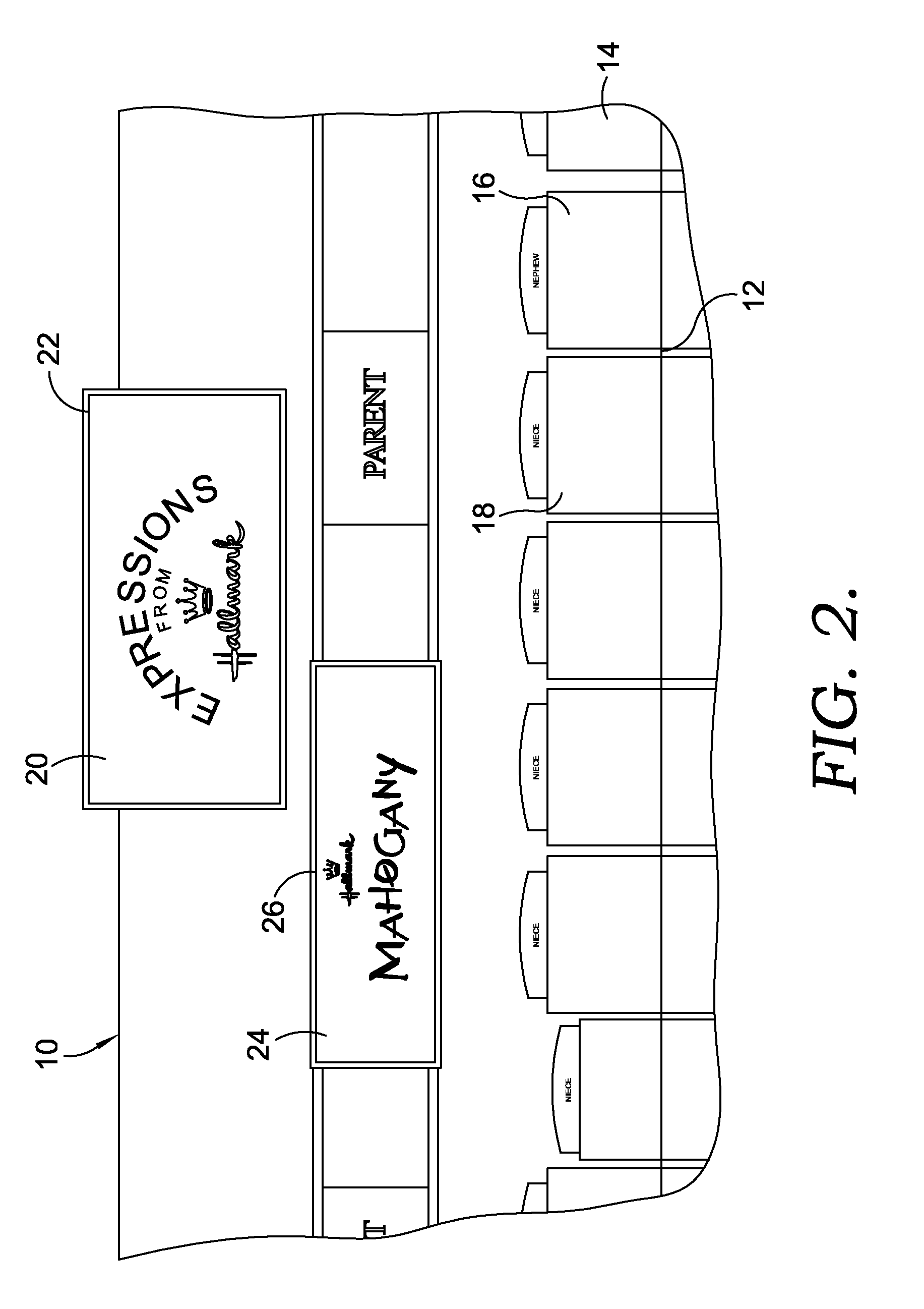 Method of and apparatus for displaying merchandise