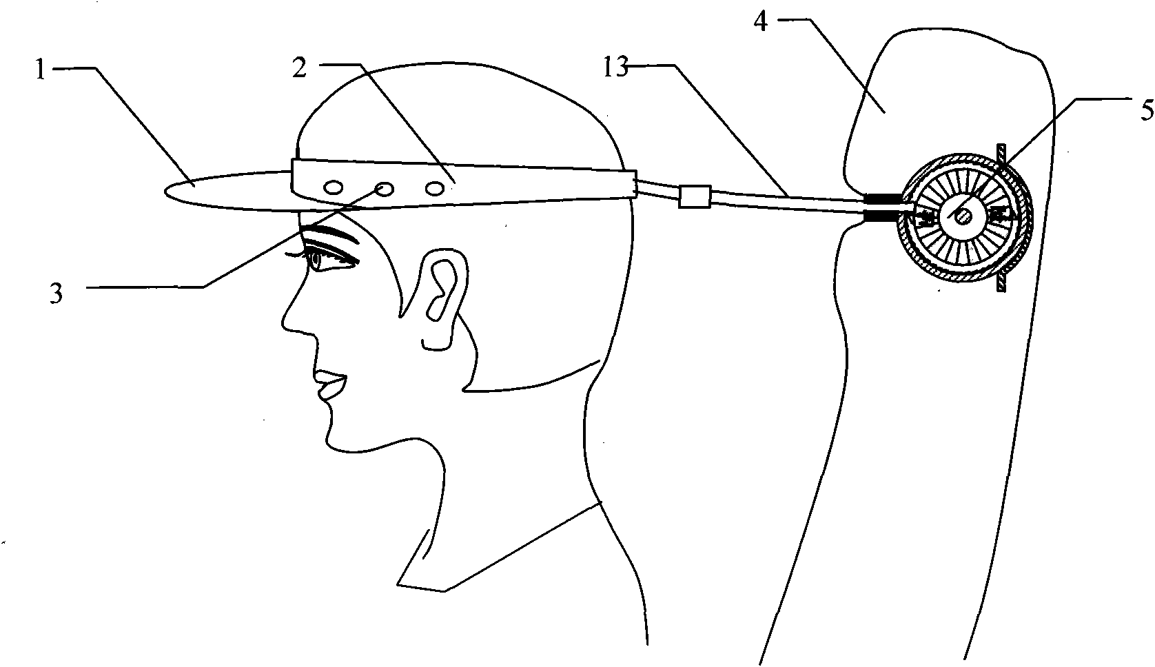 Electromagnetic induction type anti-collision safety helmet belt