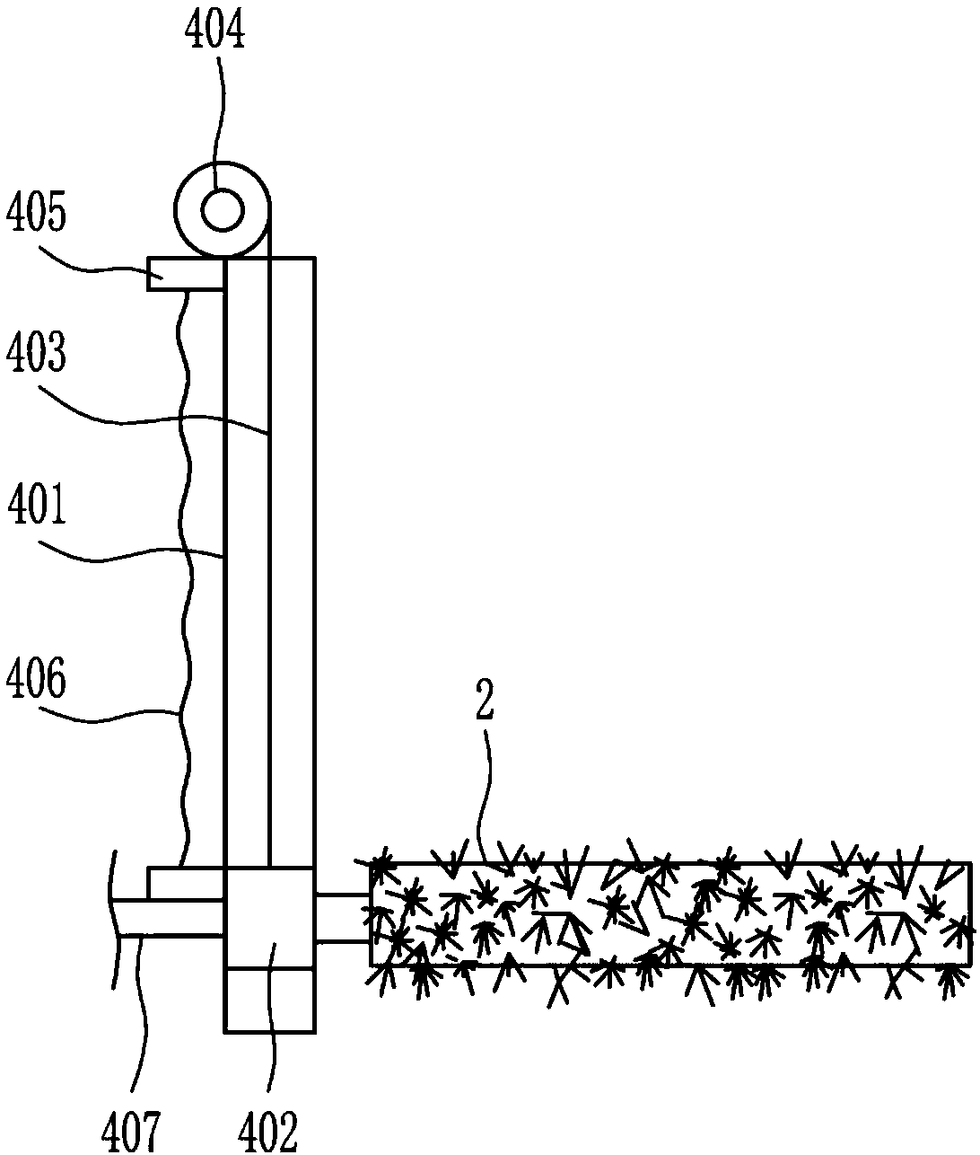 Ash-removal cleaning equipment for auxiliary power box