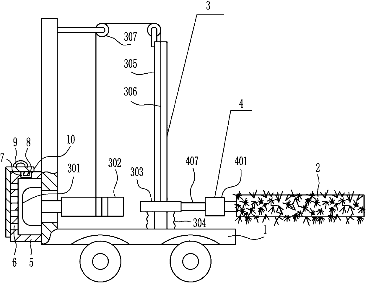 Ash-removal cleaning equipment for auxiliary power box