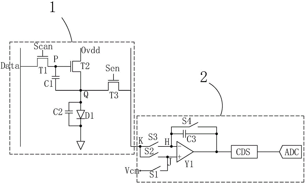 OLED (organic light emitting diode) display unit driving system and OLED display unit driving method