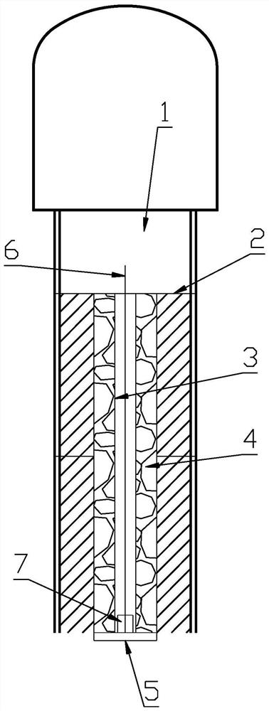 The construction method of quickly dredging and plugging mines