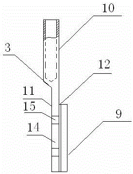 Connecting apparatus and mounting method for 110kV outdoor cable terminal