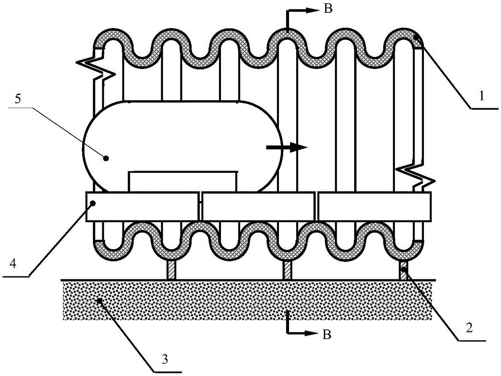 A vacuum maglev tunnel