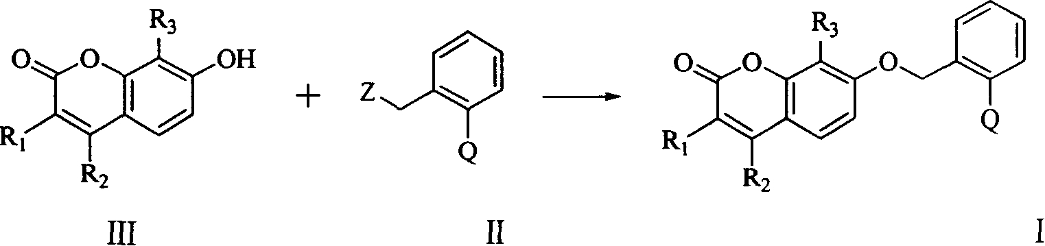 Coumarin kind compound and its preparation and application