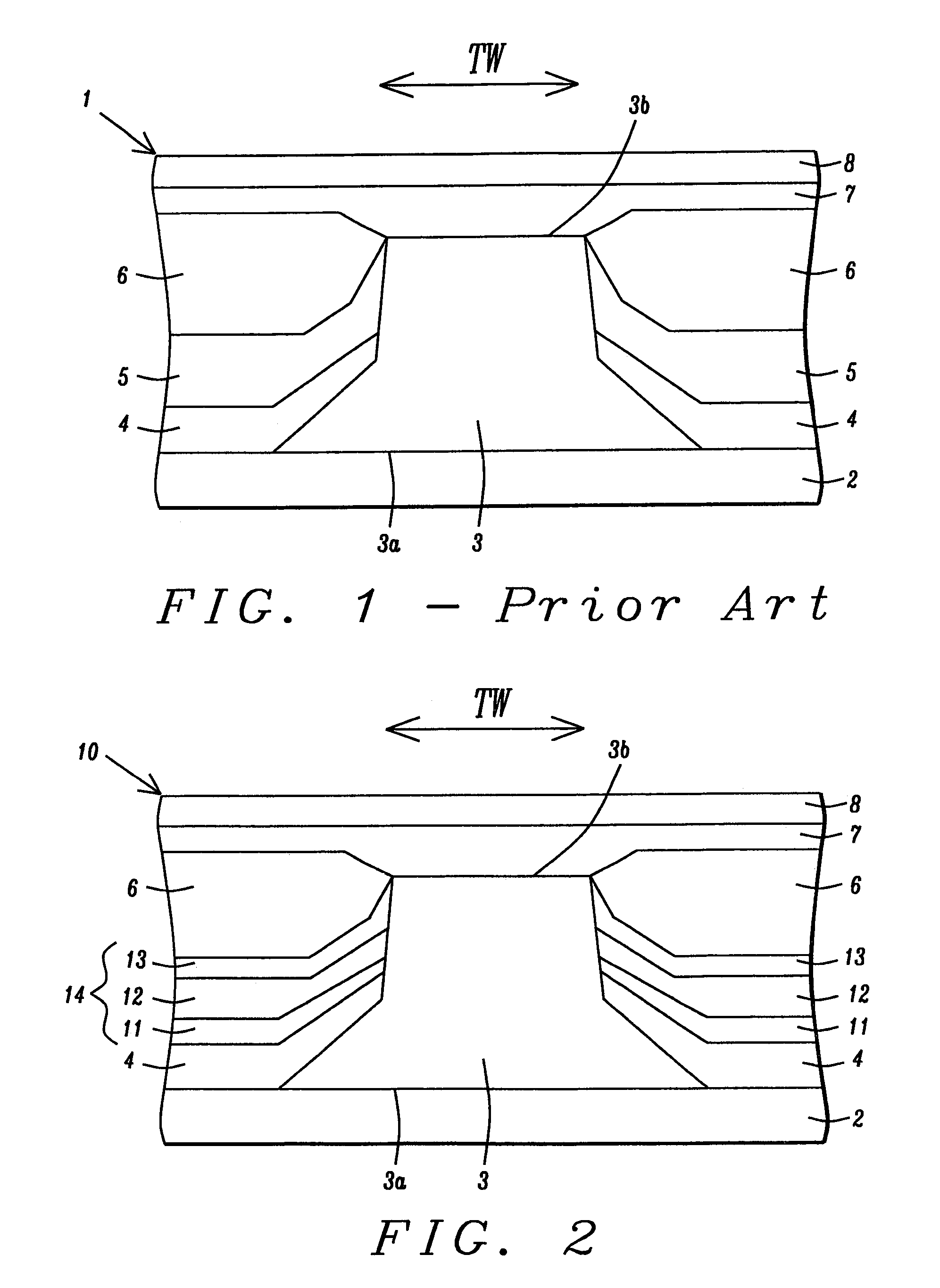 Method of forming a hard bias structure in a magnetic head