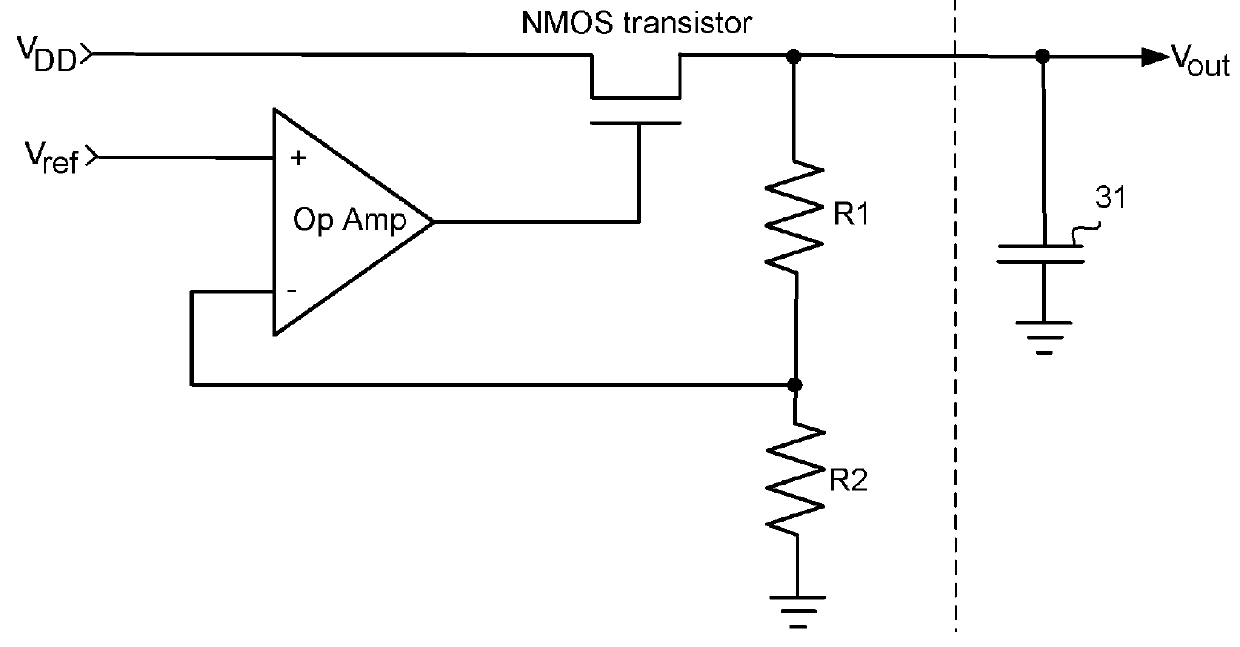 Circuit for Low-Dropout Regulator Output