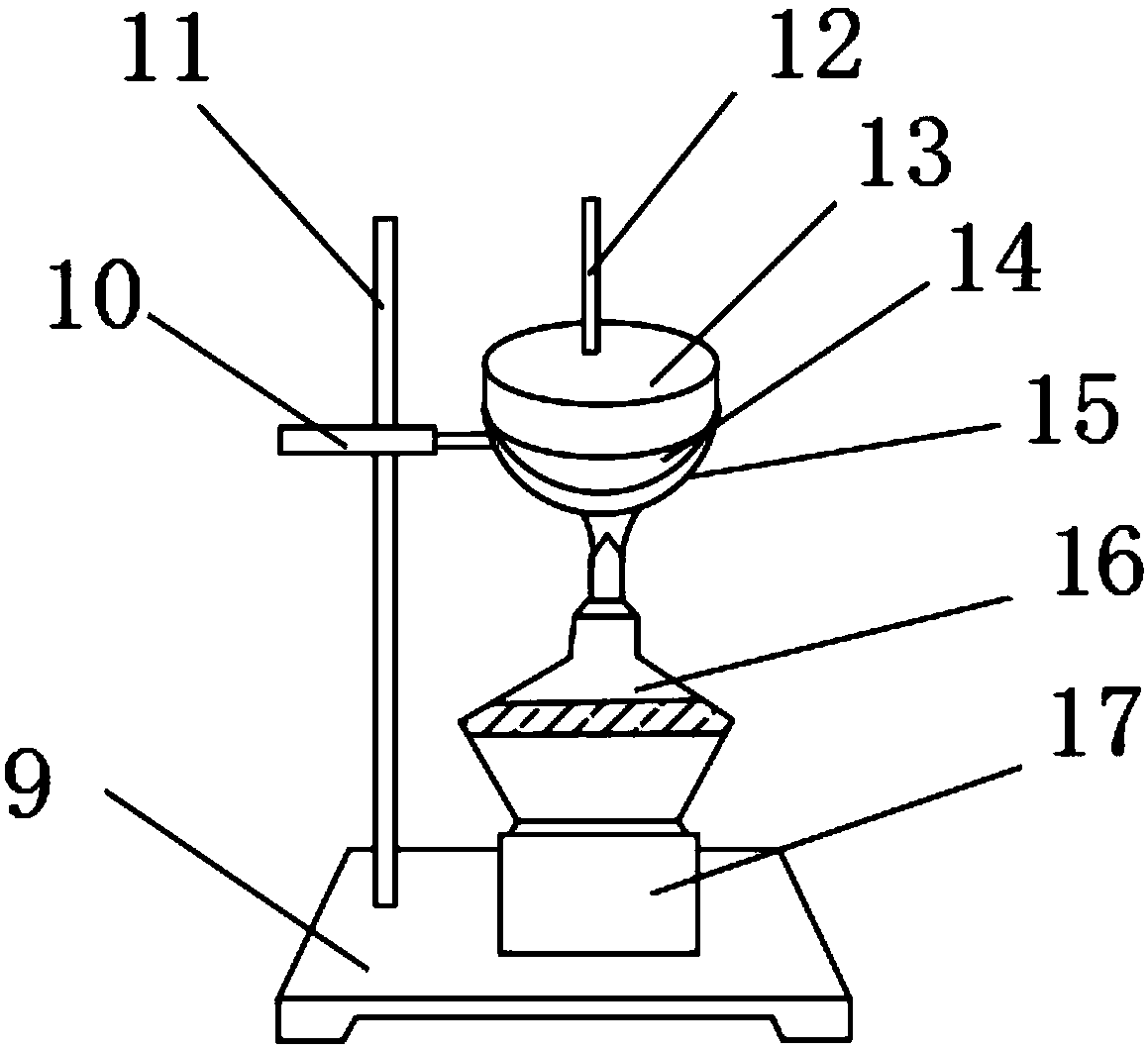 Recrystallization device for chemical product