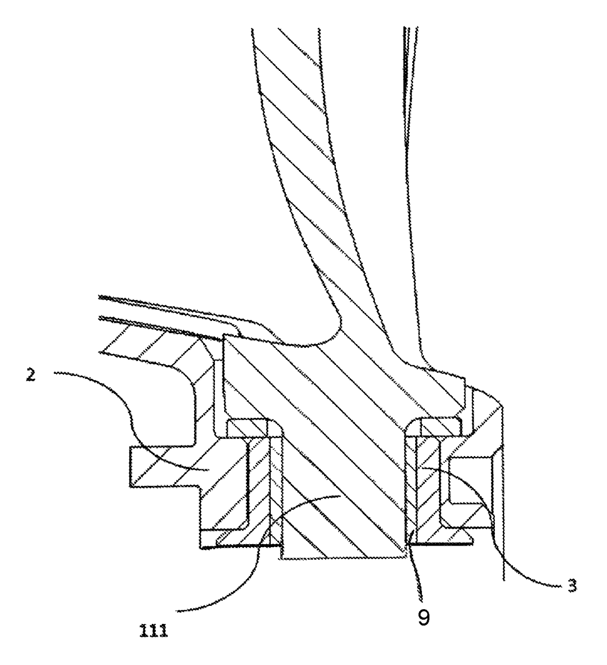 Guide vane arrangement and method for mounting a guide vane