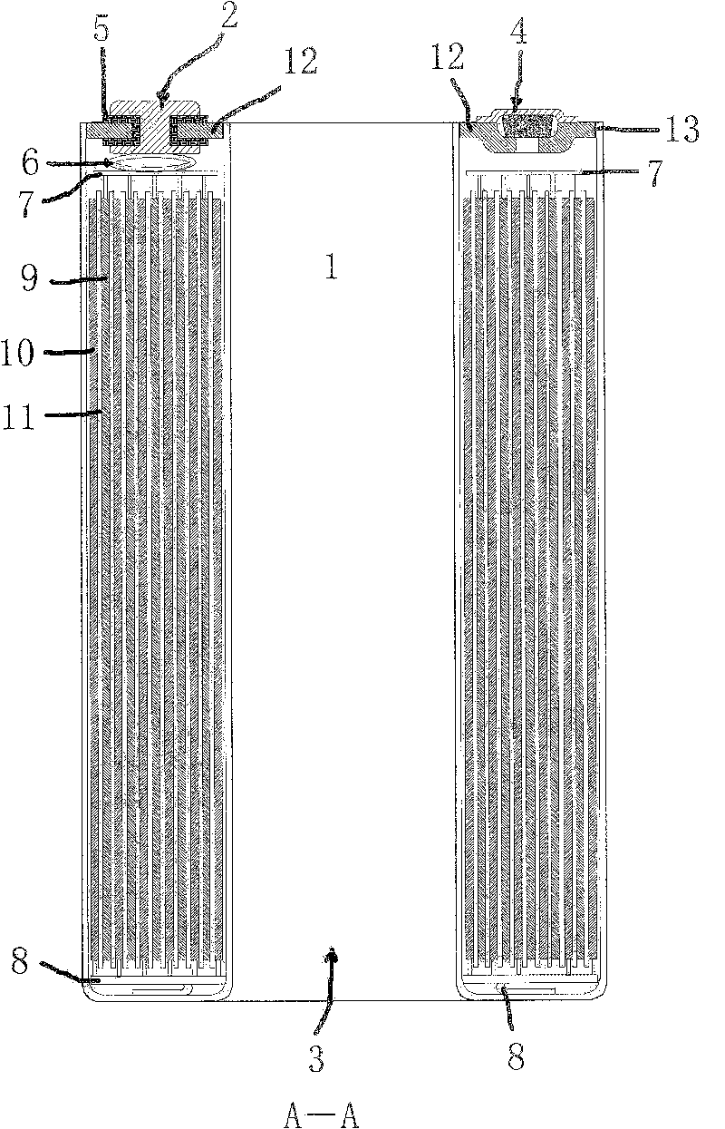 Accumulator, accumulator group and their producing method