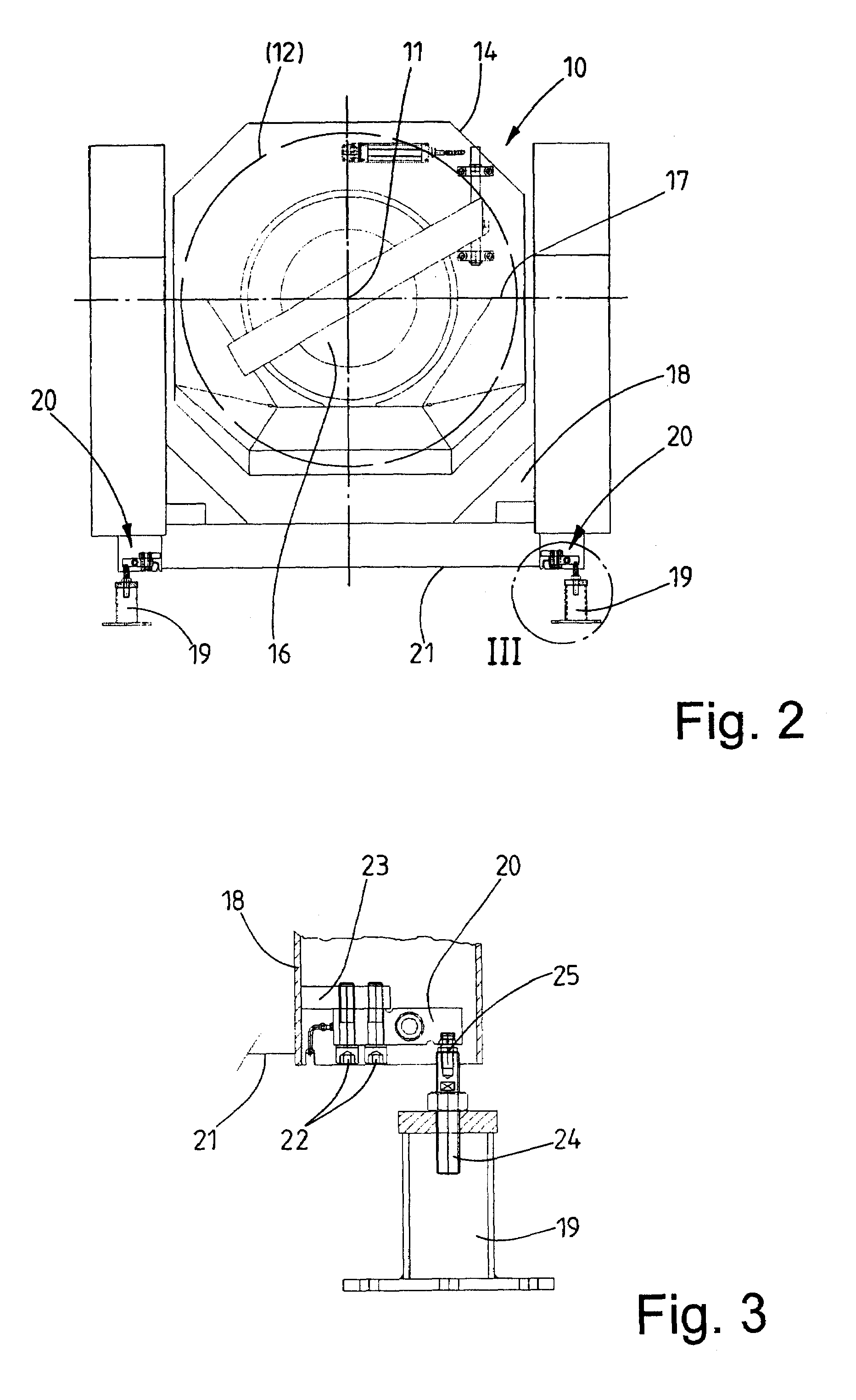 Method and apparatus for washing and/or spin-drying laundry