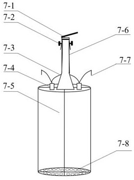 An experimental device and method for measuring the layered flux of greenhouse gases in paddy field drainage ditches