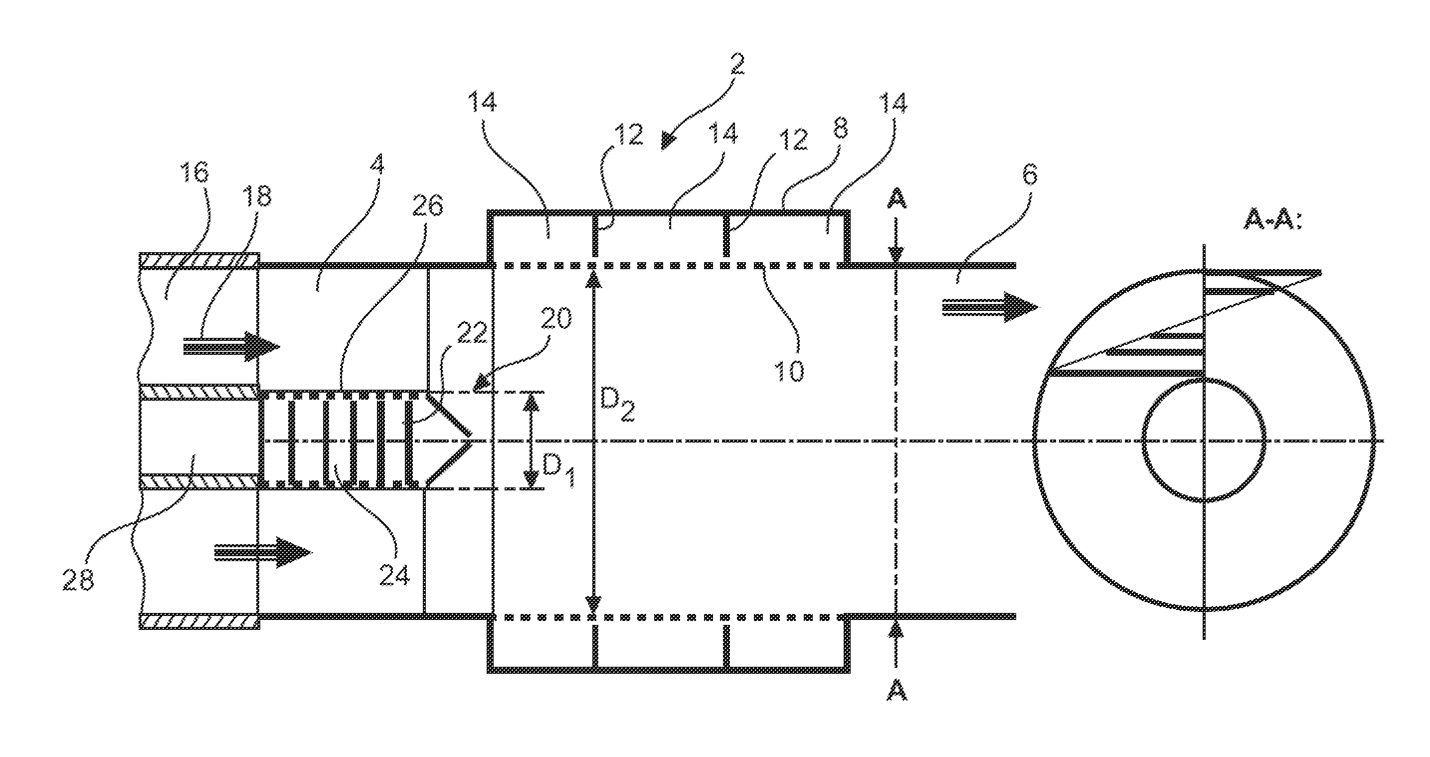 Silencer for an auxiliary power unit of an aircraft