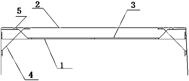 Overall hoisting construction method of pre-bundled steel bars for cast-in-place pipe rack roof panel