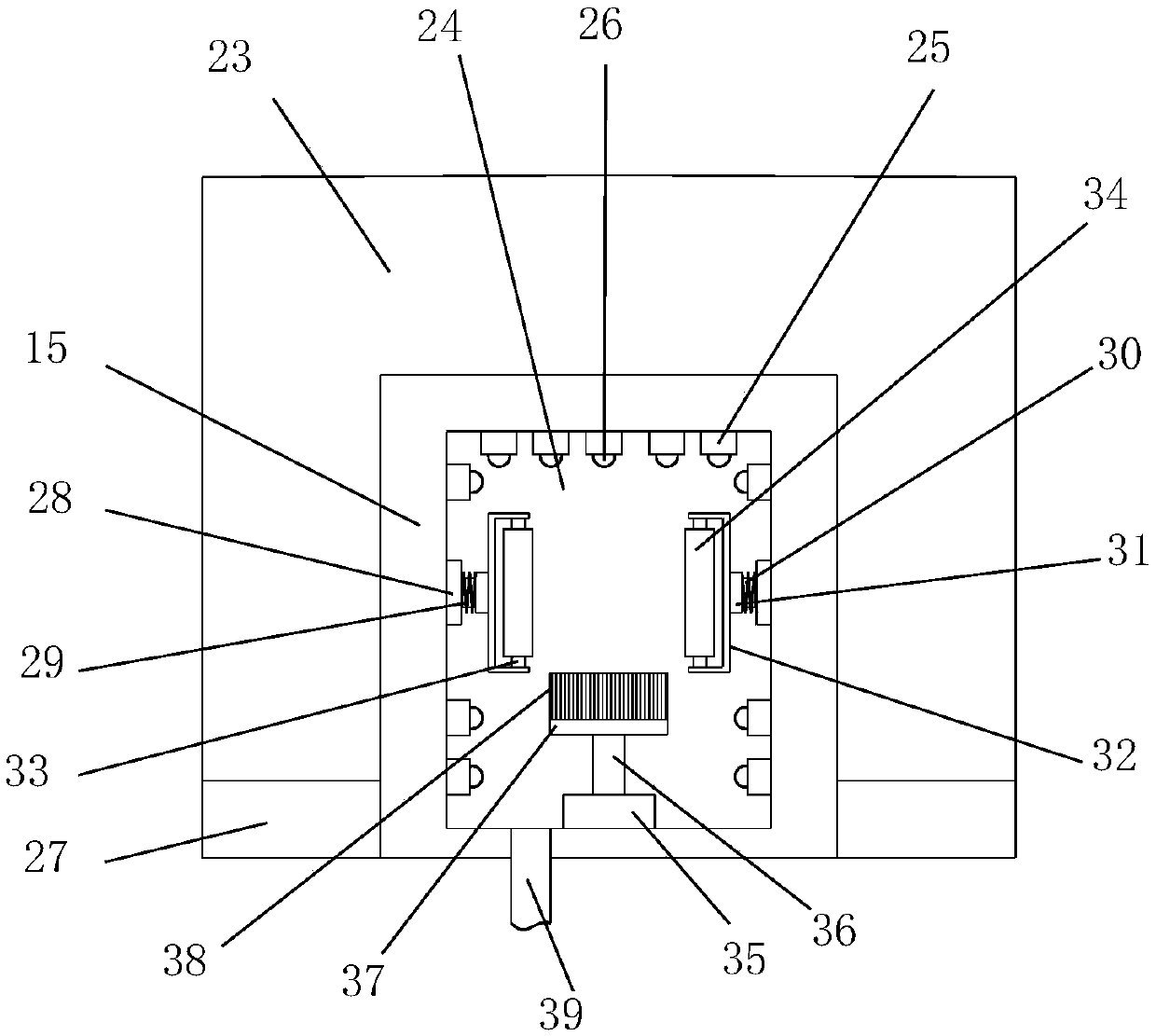 Cable cleaning and oiling device