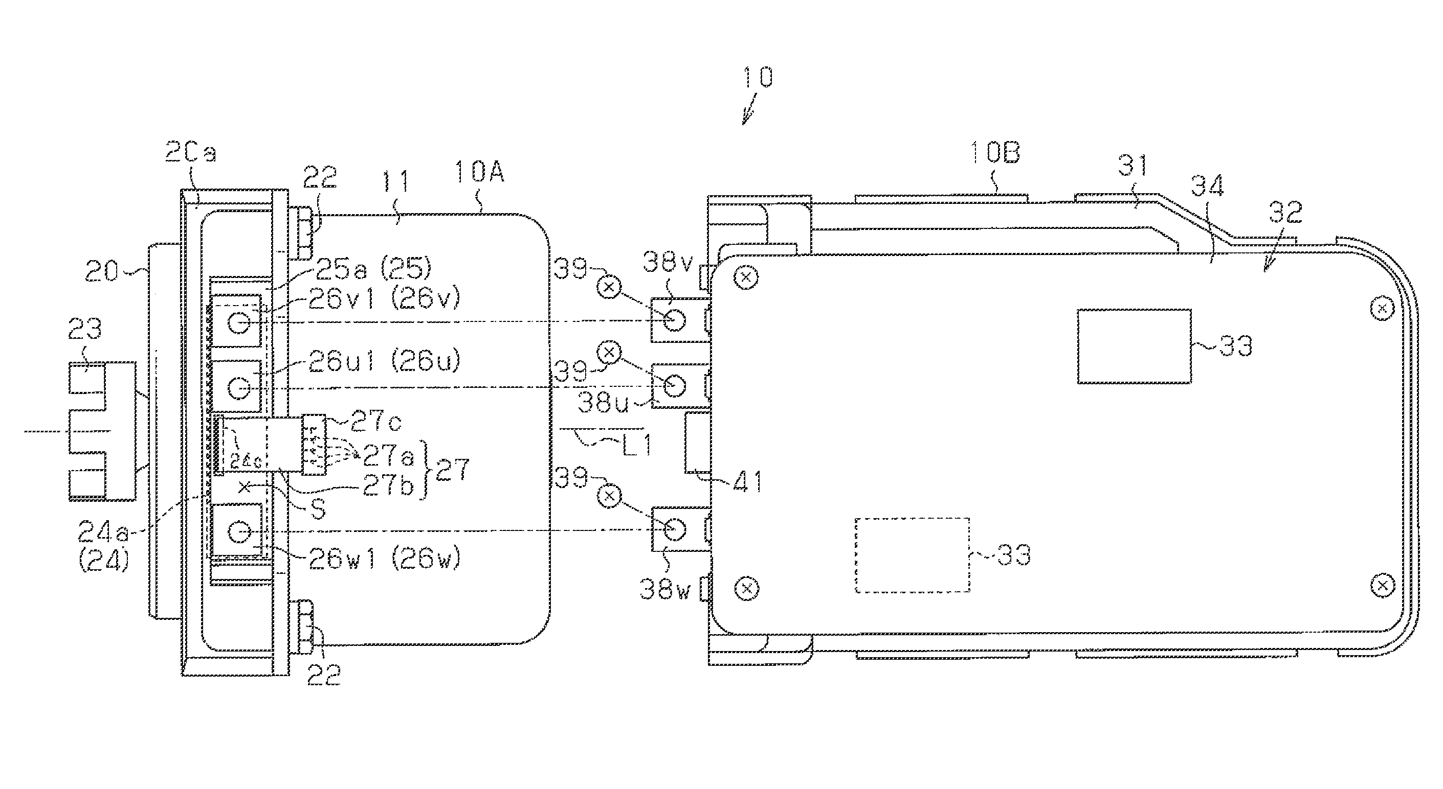 Motor and motor for electric power steering