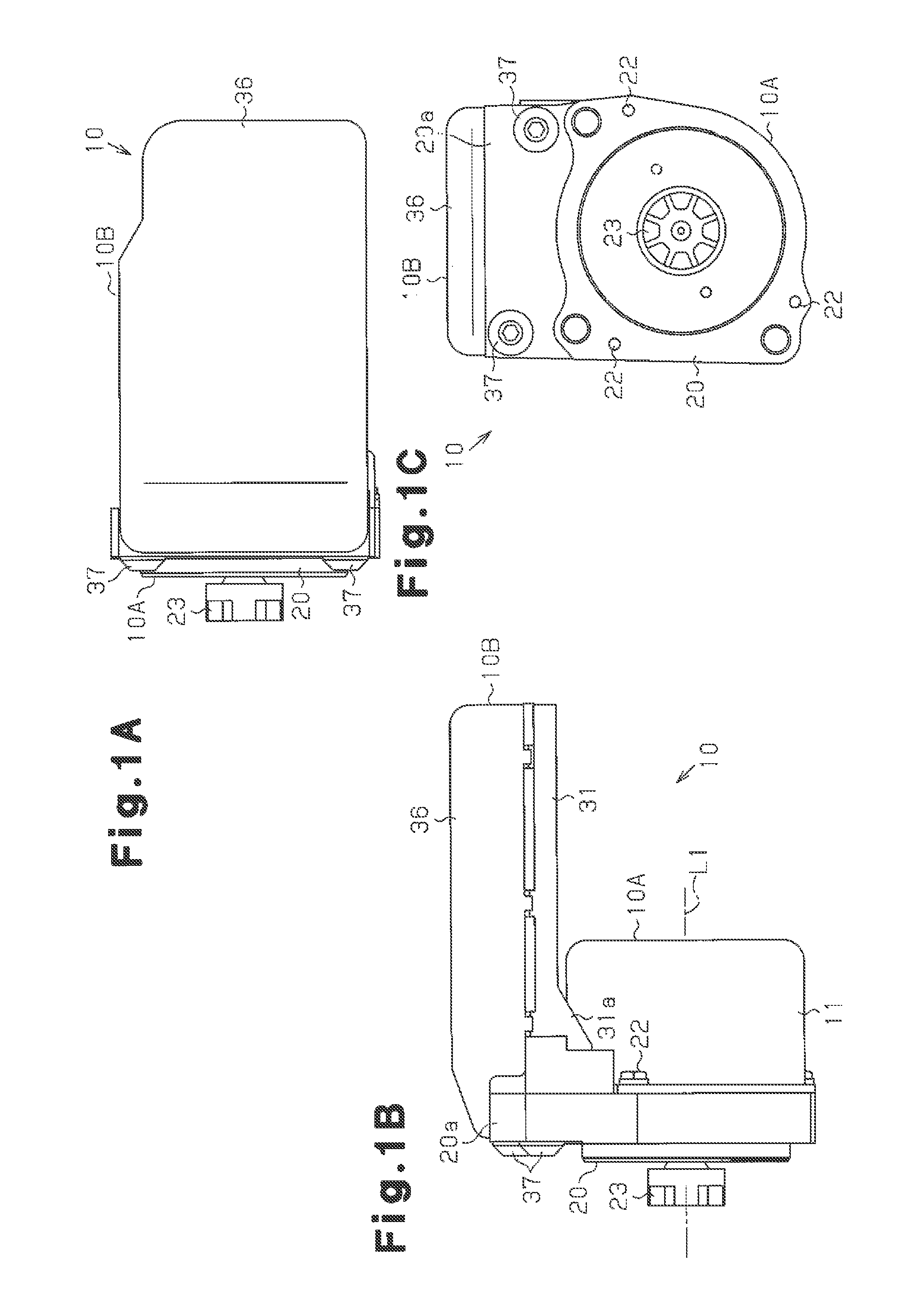Motor and motor for electric power steering