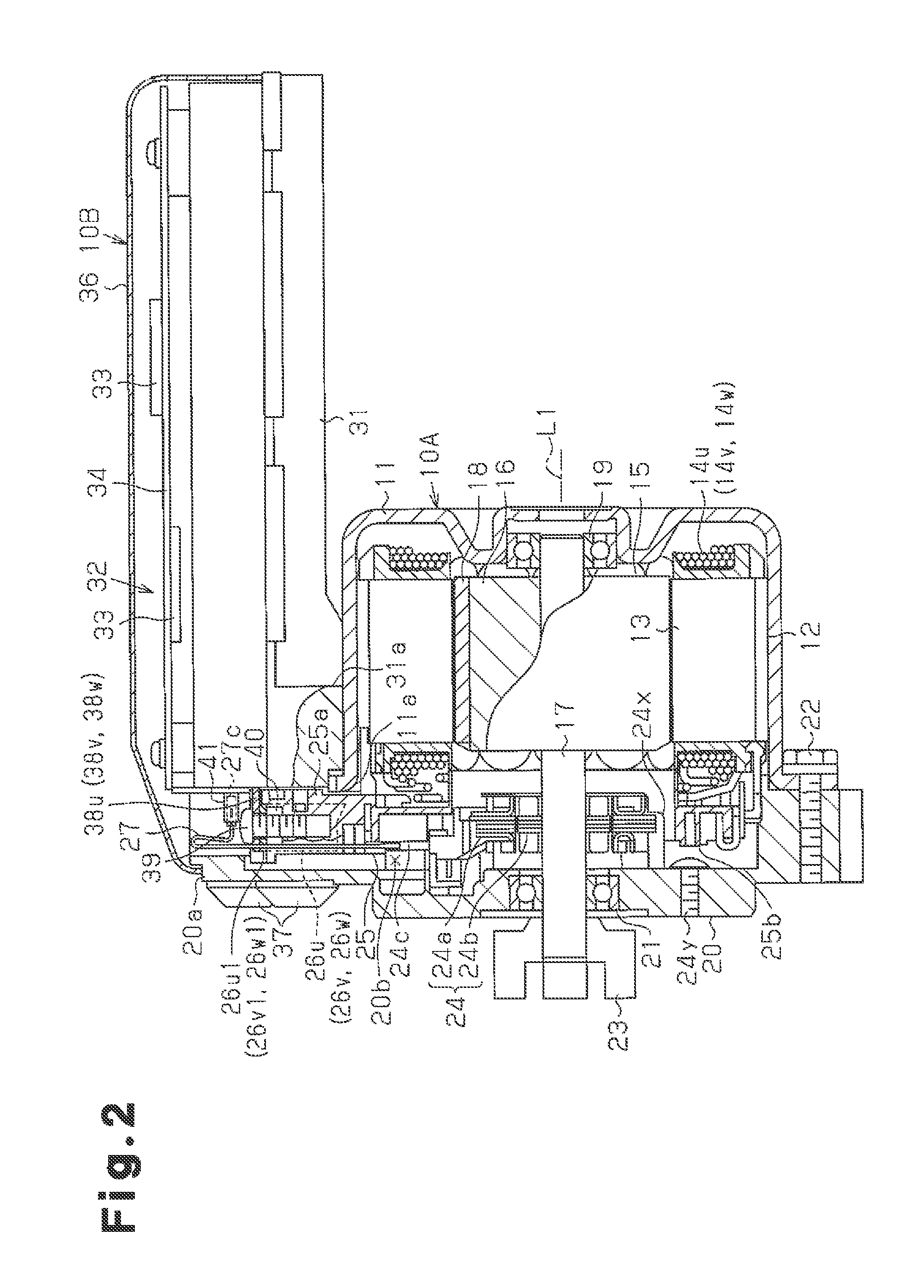 Motor and motor for electric power steering